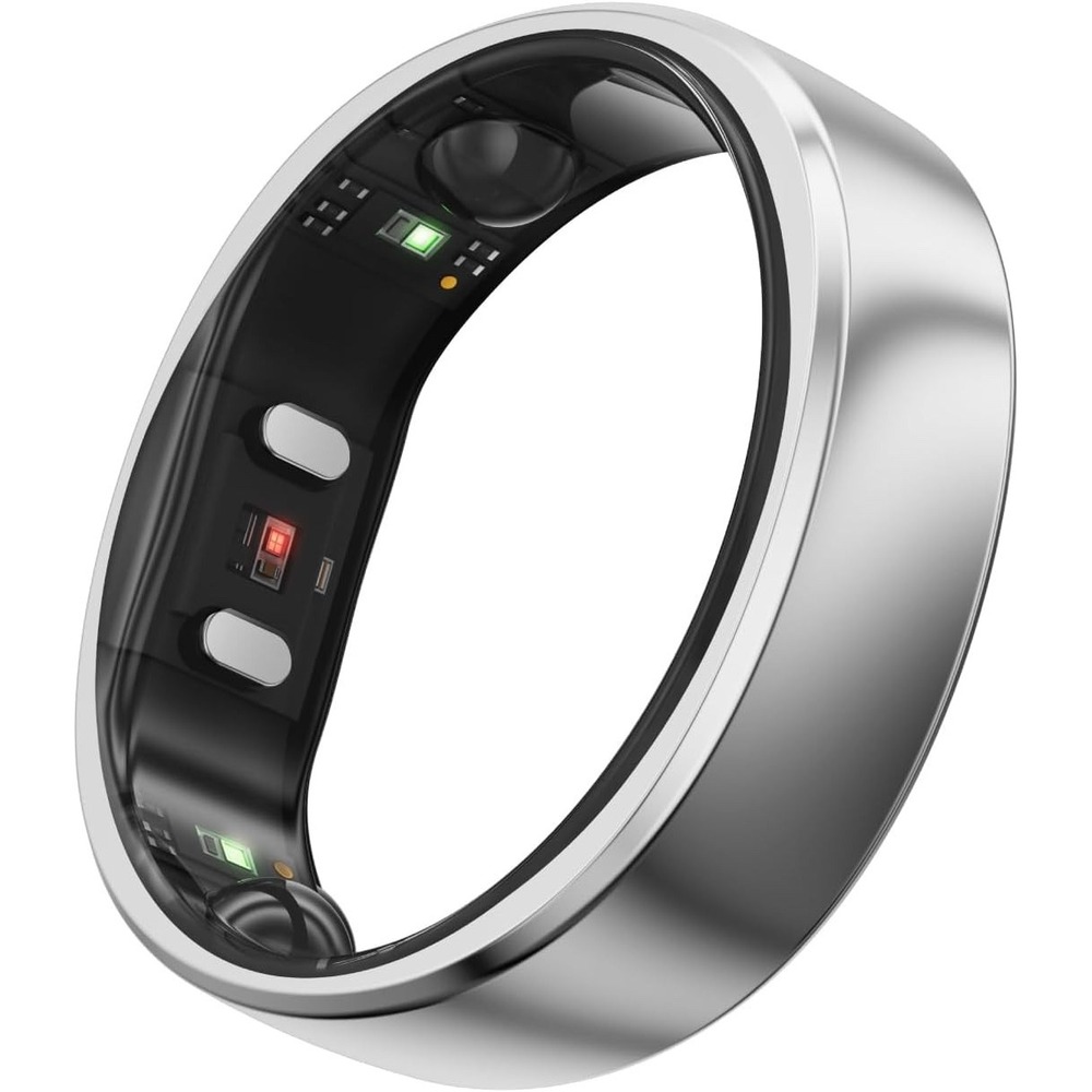 RingConn Gen 2, World's First Smart Ring w/Sleep Apnea Monitoring SILVER Size 6